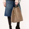 Grand sac cabas Chloé Spin en cuir suédé Grand sac cabas Chloé Spin en cuir suédé