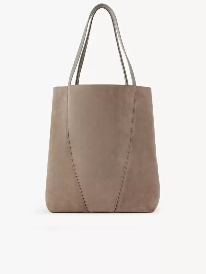 Grand sac cabas Chloé Spin en cuir suédé Grand sac cabas Chloé Spin en cuir suédé
