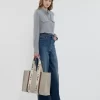 Grand sac fourre-tout Woody en lin Grand sac fourre-tout Woody en lin