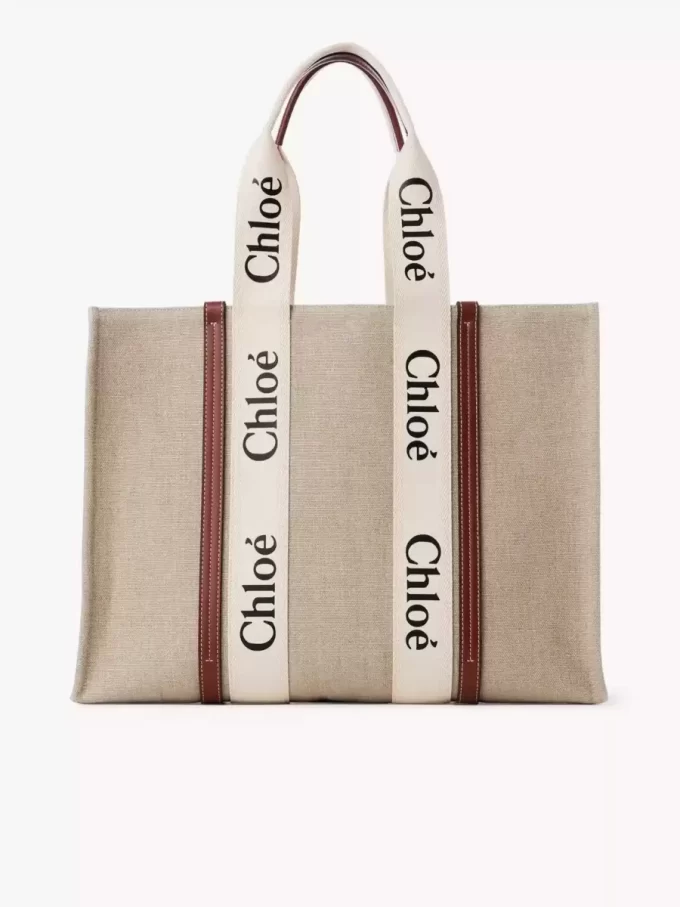 Grand sac fourre-tout Woody en lin Grand sac fourre-tout Woody en lin