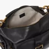 Grand sac photo en cuir brillant