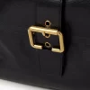 Grand sac photo en cuir brillant