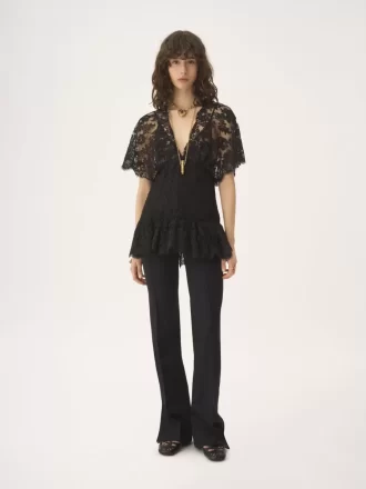 Pantalon sur mesure en coton cavalerie doux