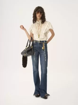 Jean droit en denim