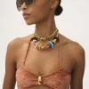 Haut de bikini avec détails en métal