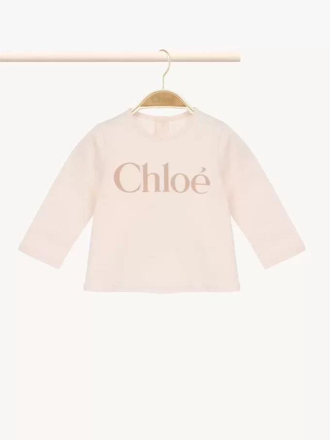 Haut à manches longues avec logo pour enfants Haut à manches longues avec logo pour enfants