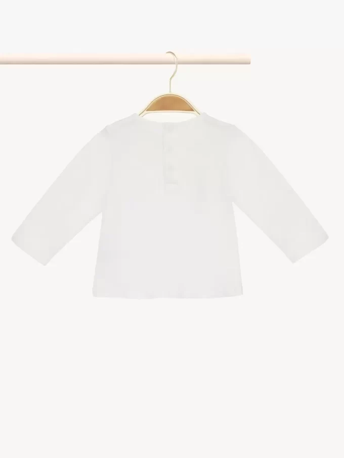 Haut à manches longues avec logo pour enfants Haut à manches longues avec logo pour enfants