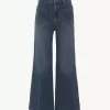 Jean bootcut court en denim Jean bootcut court en denim