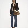 Jean bootcut court en denim Jean bootcut court en denim