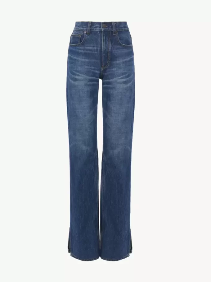 Jean droit en denim Jean droit en denim