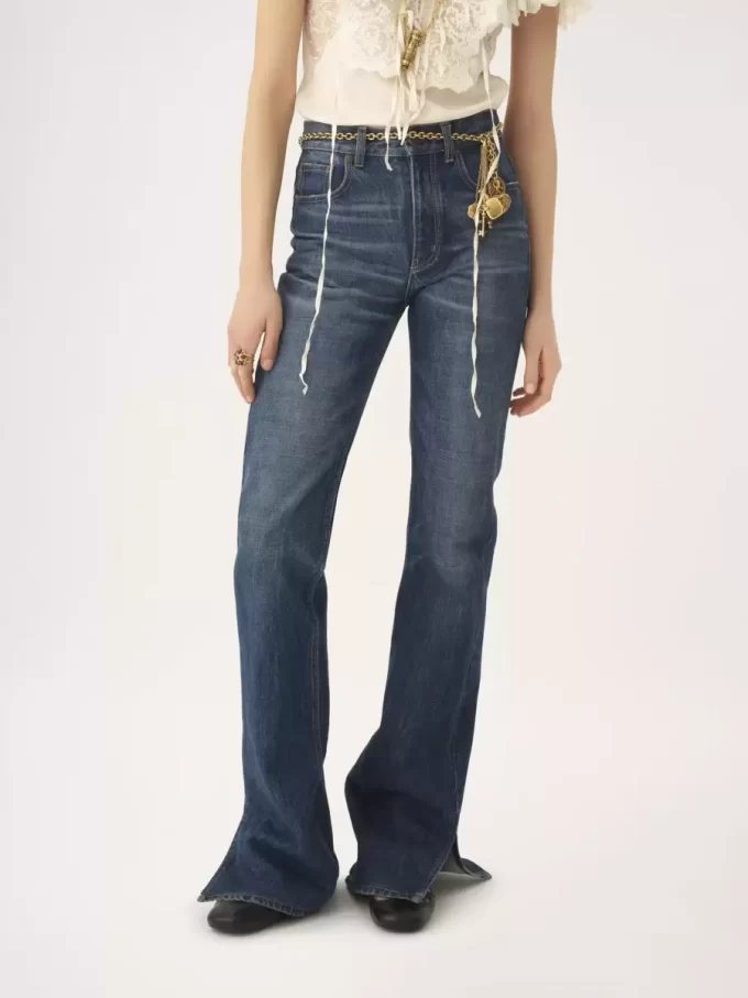 Jean droit en denim Jean droit en denim