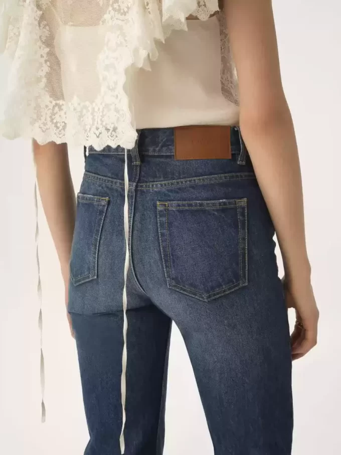 Jean droit en denim Jean droit en denim
