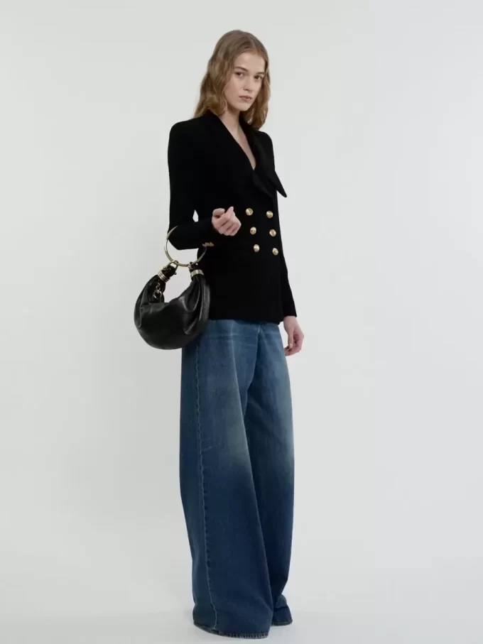 Jean large en denim