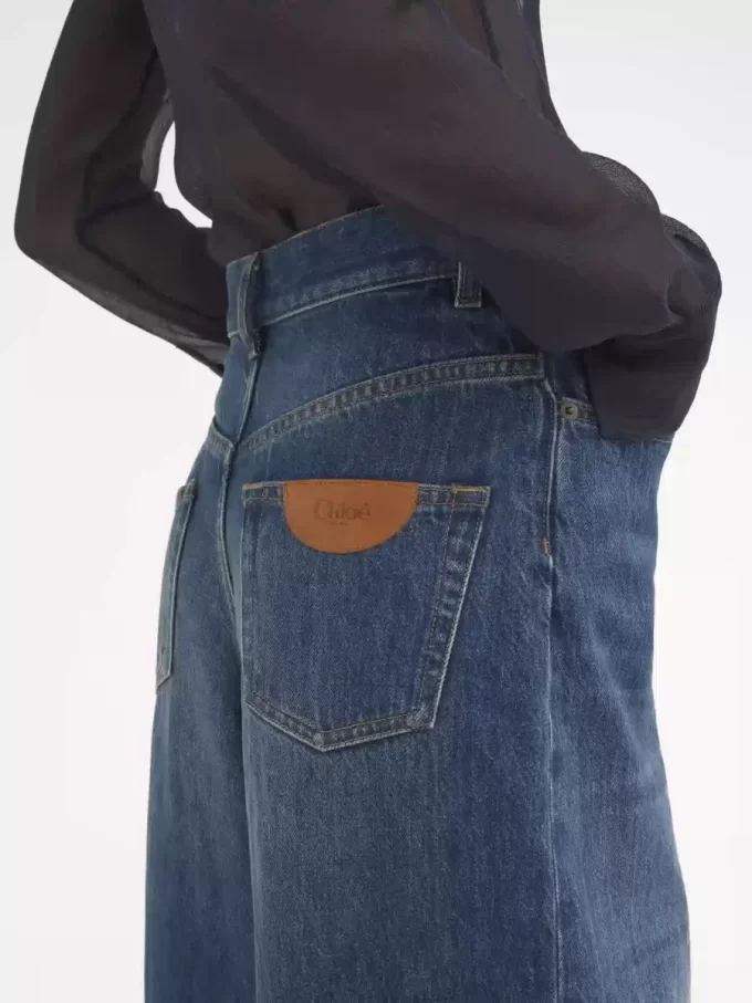 Jean large en denim