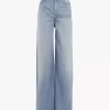 Jean large taille haute en denim Jean large taille haute en denim
