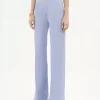 Jean évasé taille haute en denim