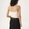 Jupe longue fluide en mousseline de soie