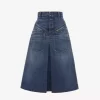 Jupe longueur genou en denim Jupe longueur genou en denim