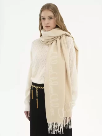 L&rsquo;écharpe iconique Chloé en laine jacquard