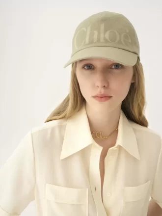 La casquette Chloé Essentials en coton lavé