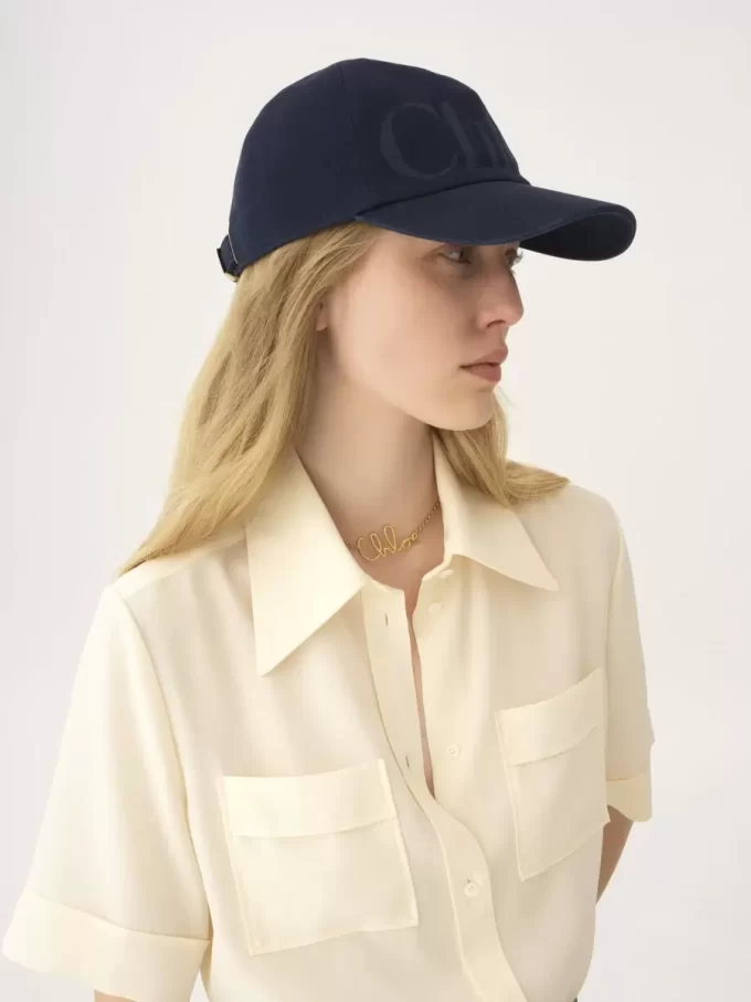 La casquette Chloé Essentials en coton lavé