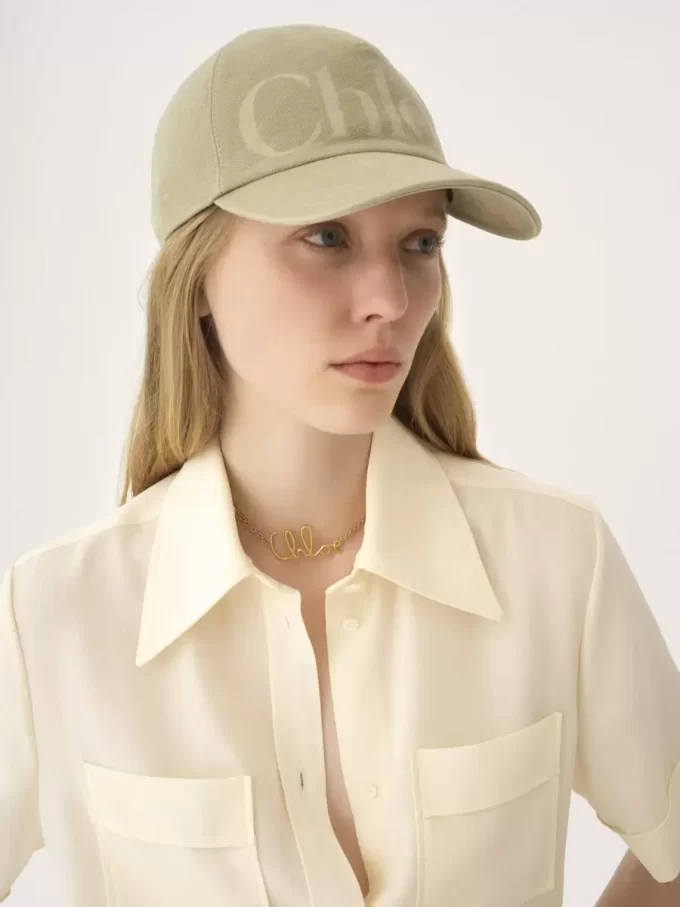 La casquette Chloé Essentials en coton lavé