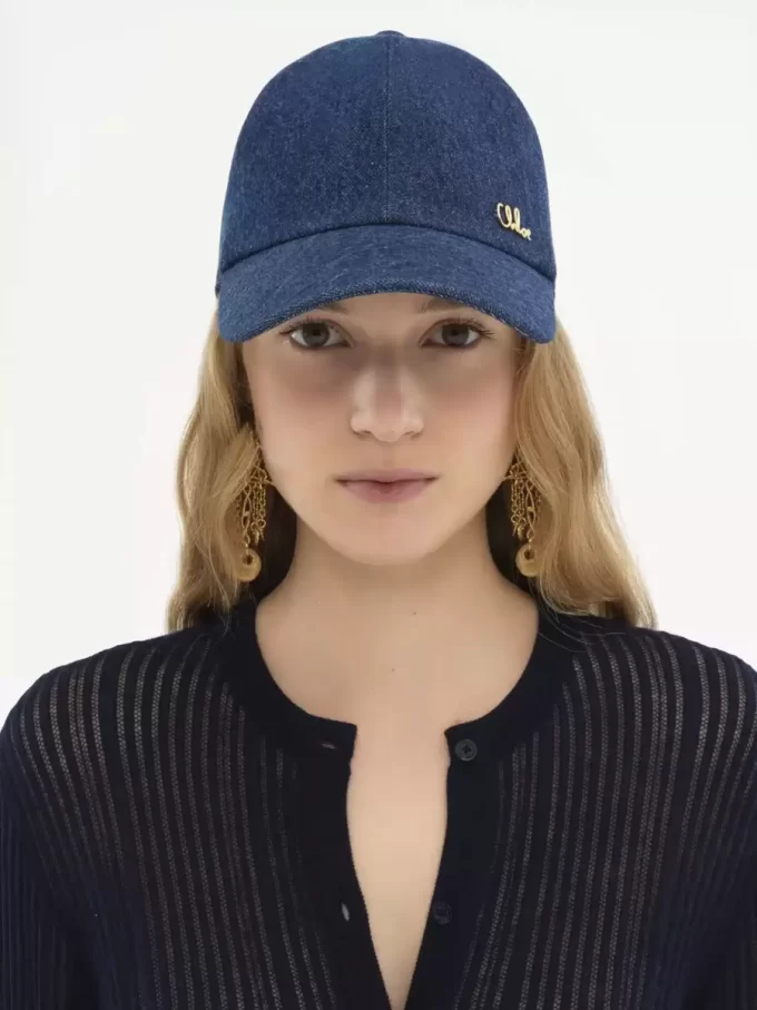 La casquette Chloé Iconic en denim