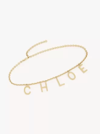 La ceinture bijoux Chloé Letters