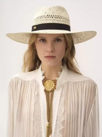 Le chapeau Panama Chloé en paille de palmier