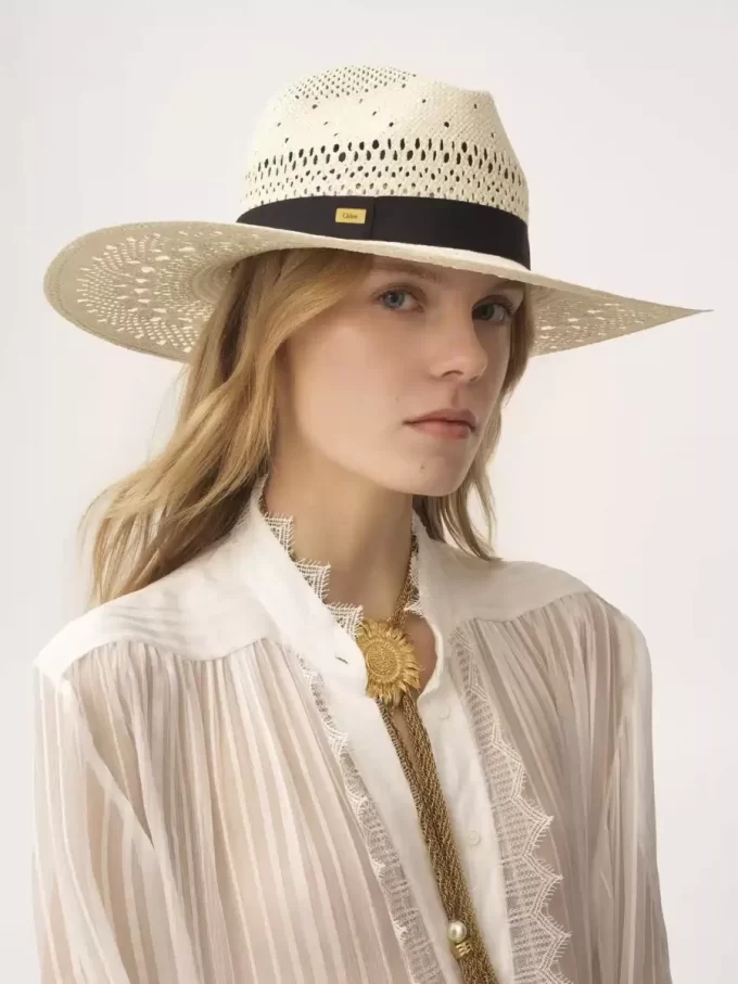 Le chapeau Panama Chloé en paille de palmier