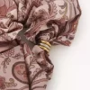 Le chouchou Chloé Paisley en twill de soie Le chouchou Chloé Paisley en twill de soie