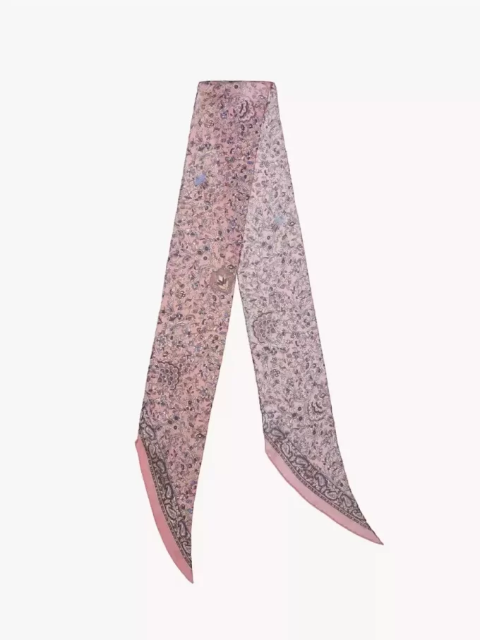 Le foulard bandeau Chloé Paisley en charmeuse de soie