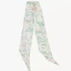 Le foulard bandeau Chloé Peonies en charmeuse de soie