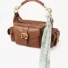 Le foulard bandeau Chloé Peonies en charmeuse de soie