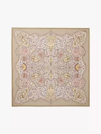 Le foulard carré Chloé Paisley en twill de soie