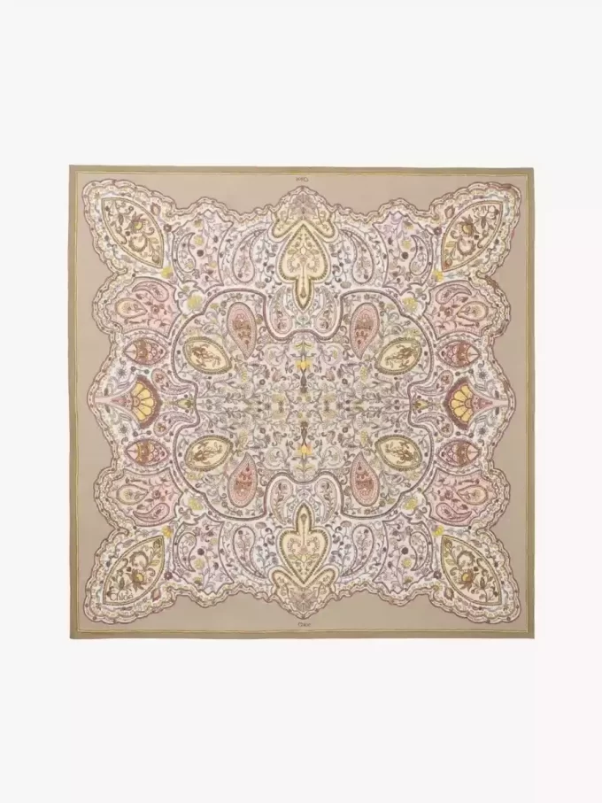 Le foulard carré Chloé Paisley en twill de soie
