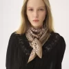 Le foulard carré Chloé Paisley en twill de soie