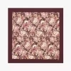Le foulard carré Chloé Roses en twill de soie