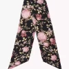 Le large foulard bandeau Chloé Peonies en charmeuse de soie Le large foulard bandeau Chloé Peonies en charmeuse de soie