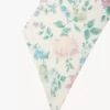Le large foulard bandeau Chloé Peonies en charmeuse de soie Le large foulard bandeau Chloé Peonies en charmeuse de soie