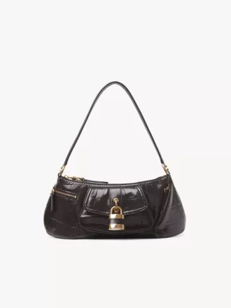 Le sac bandoulière 99 en cuir effet croco