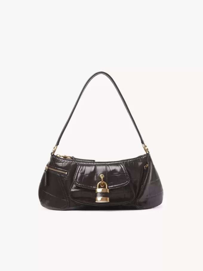 Le sac bandoulière 99 en cuir effet croco