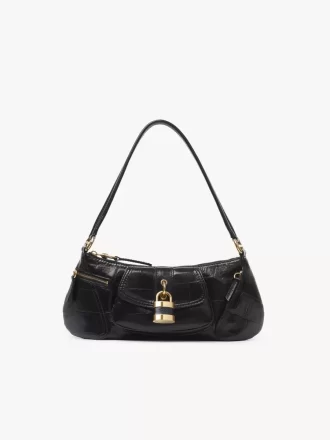 Le sac bandoulière 99 en cuir effet croco