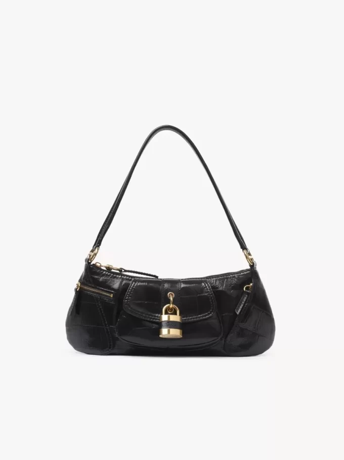 Le sac bandoulière 99 en cuir effet croco