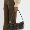 Le sac bandoulière 99 en cuir effet croco