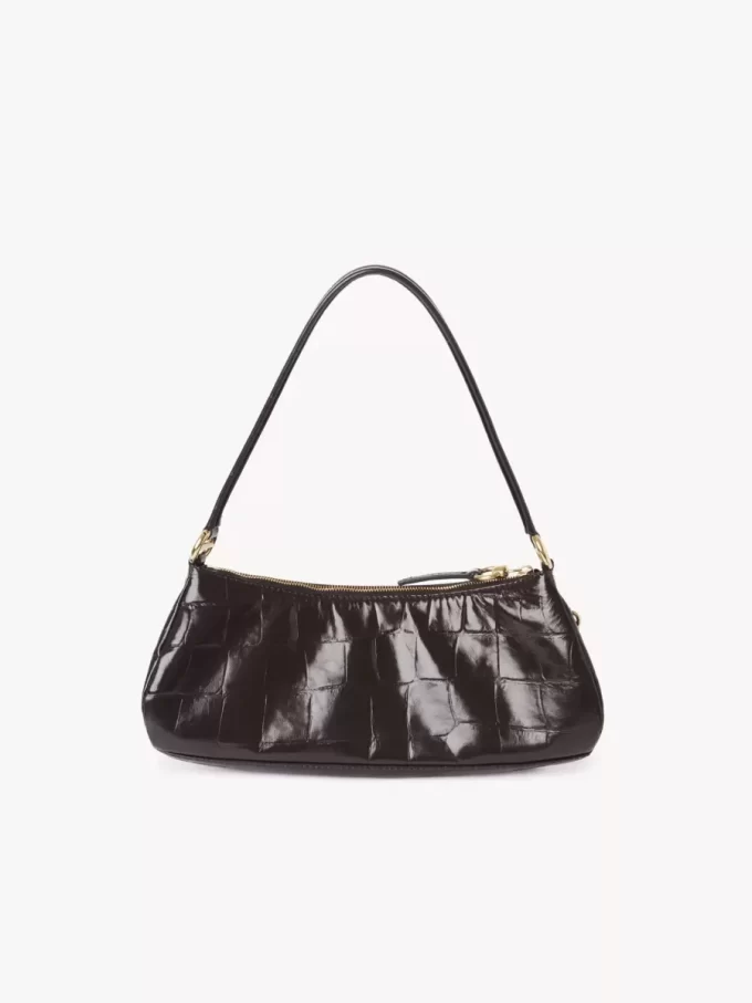 Le sac bandoulière 99 en cuir effet croco