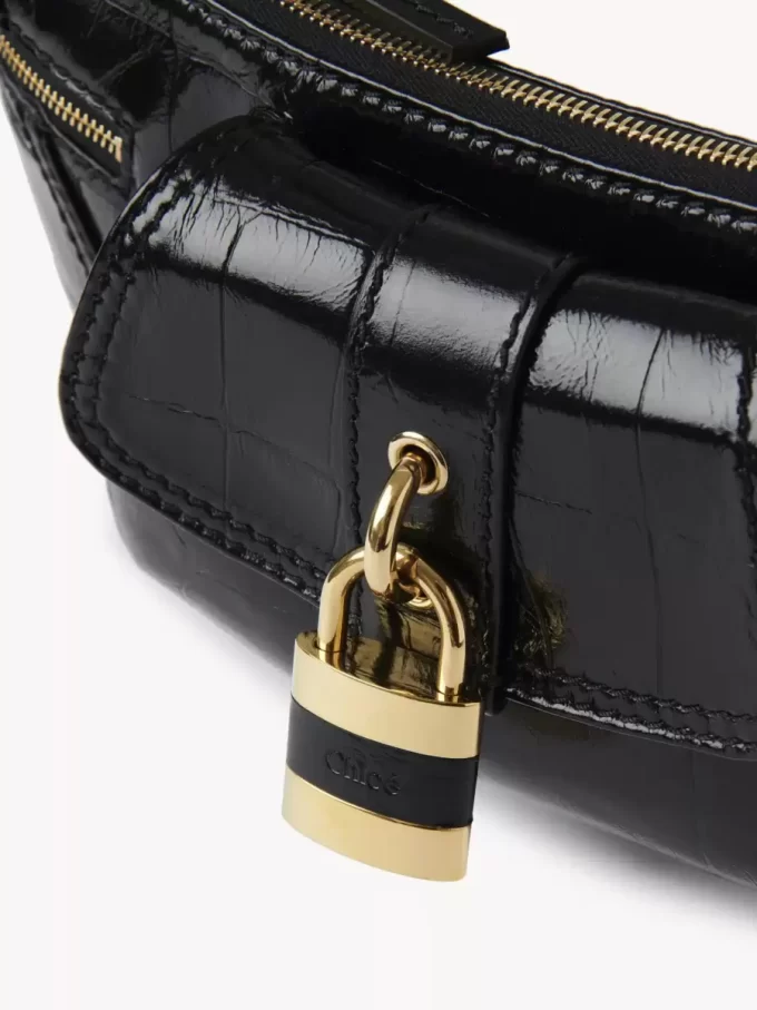 Le sac bandoulière 99 en cuir effet croco