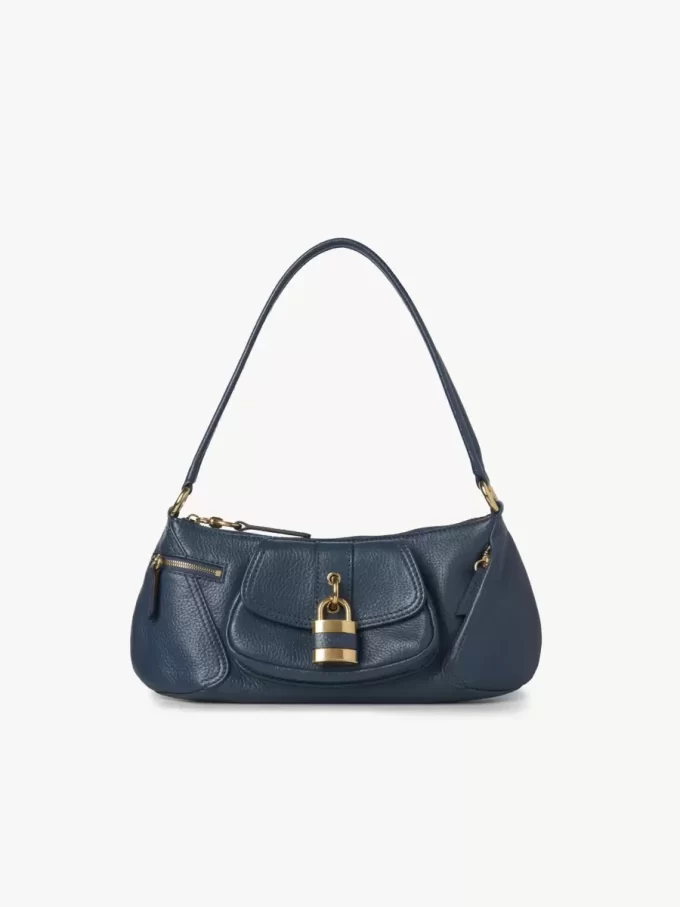 Le sac bandoulière 99 en cuir grainé