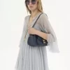 Le sac bandoulière 99 en cuir grainé