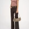 Le sac bandoulière 99 en cuir grainé